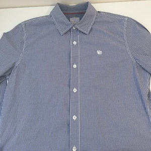 Fat Face Herren Hemd Größe L blau kariert The Gingham Langarm Button Down - Bild 1 von 24