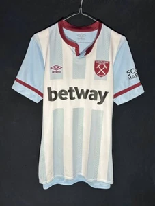 West Ham United Away 2021-2022 Umbro shirt football Jersey Blue White Soccer - Picture 1 of 12