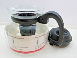 Teekanne Glaskanne mit Siebeinsatz , festsitzender Deckel 1,5L Neu - Bild 1 von 5