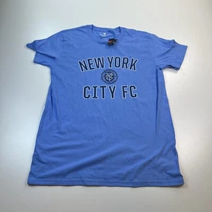 Fanatics New York City FC Soccer Shirt Adult Medium Blue Crew Neck Cotton MLS - Picture 1 of 7