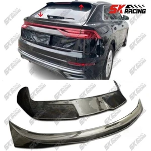 Forged Carbon/Carbon Fiber Rear Spoiler Roof Wing Fits For Audi Q8 SQ8 2019-2023 - Picture 1 of 26