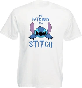Disney Stitch T-Shirt, My Patronus Is A Stitch Shirt, Cute Stitch,Unisex Tee Top - Afbeelding 1 van 10