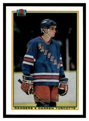 1990 Bowman #216 Darren Turcotte - New York Rangers RC - Image 1 of 2