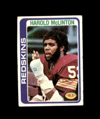 1978 TOPPS FOOTBALL CARD WASHINGTON REDSKINS #436 HAROLD McLINTON - Image 1 of 2