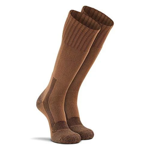 Fox River Military Wick Dry MAXIMUM Mid Calf Boot Sock 6074 Large Coyote Brown
