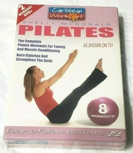 Shelly McDonald Pilates Caribbean Workout 2 DVD Set 8 Workouts NEW Ships FREE - Picture 1 of 2