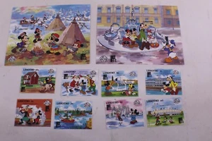 Disney Lesotho 60th anniversary mickey mouse Finlandia stamp show - Picture 1 of 11