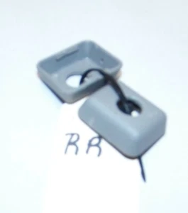 1997 Chevy K2500 GMC 6.5L 4x4 Right Rear Seat Headrest Trim Caps - Picture 1 of 4