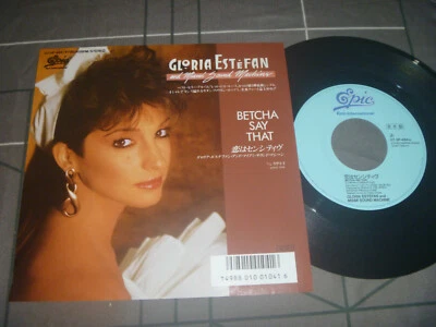 Gloria Estefan ‎– Betcha Say That Original 1987 Japan 7" rare Promo - Image 1 of 4