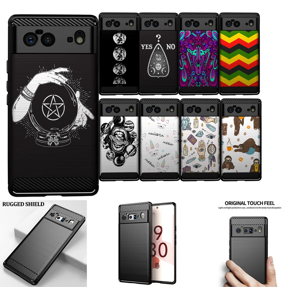 Case For [Google Pixel 6 Pro (2021)][FLEX TPU SET17] Cool Embossed Slim Cover - Image 1 of 1