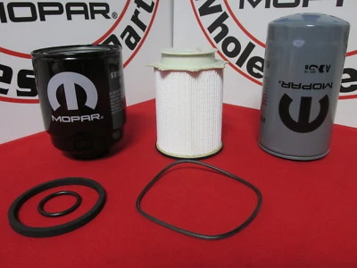 DODGE RAM 6.7L Kit de Filtro de Óleo Diesel e Combustível de Substituição NOVO OEM MOPAR - Imagem 1 de 4