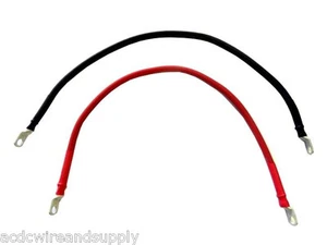 # 6 Awg HD Golf Cart Battery Cable (21" 1R/1B) E-Z-GO Jumper Cables U.S.A MADE - Picture 1 of 1
