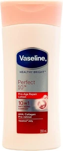 6 Pk Vaseline Healthy Bright Perfect 10 Pro Age Repair Lotion 200ml Fast Absorb - Picture 1 of 3