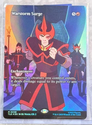 Warstorm Surge Borderless Foil MTG Avatar Mythic 38 NM X1 - Image 1 of 3