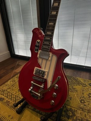 * XMAS SALE * TIMEWARP * PRISTINE * Eastwood Guitars Airline Map * 2006 * Bigsby - Image 1 of 4