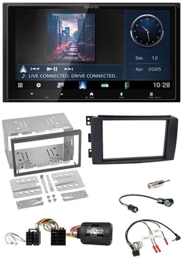 Kenwood Bluetooth 2DIN USB DAB Lenkrad Autoradio für Smart ForFour 2004-2006 - Bild 1 von 4