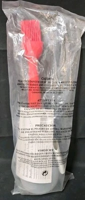 NEW The Pampered Chef Barbecue Basting Bottle Brush - Red - #2704 - Image 1 of 4