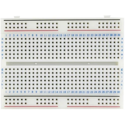 Velleman SDAD102 Breadboard 81x9x62mm 1piece Compact Prototyping Board - Image 1 of 2