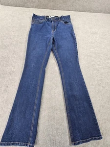 ST. 16 Denim Jeans Mädchen Größe 10 ausgestellt Stretch Bootcut klassische detaillierte Taschen - Bild 1 von 16
