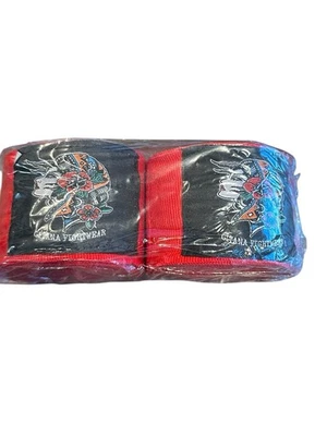 Gitana Fightwear Boxing Hand Wraps 180" Elastic MMA Muay Thai New Pair Red - Image 1 of 4