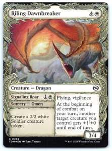 Riling Dawnbreaker (Showcase) FOIL - Tarkir: Dragonstorm - MTG - Near Mint - Picture 1 of 1