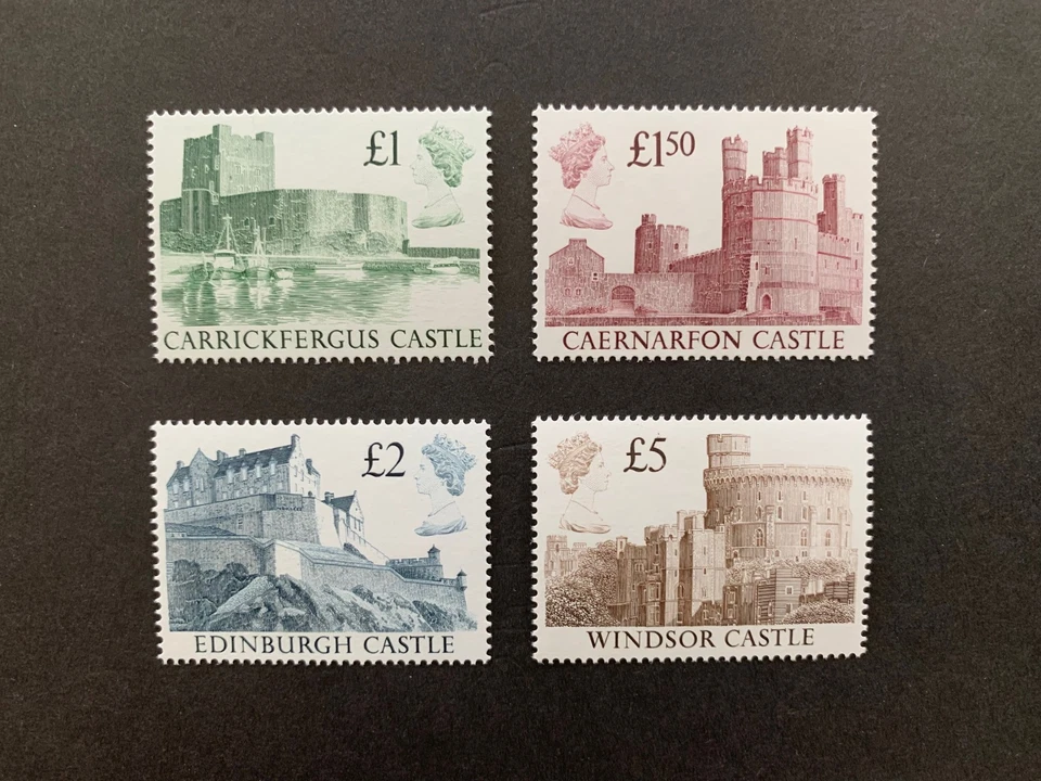 GREAT BRITAIN 1988 CASTLES HIGH VALUES £1-£5 SET 4v MNH MINT SG1410/13 - Image 1 of 1