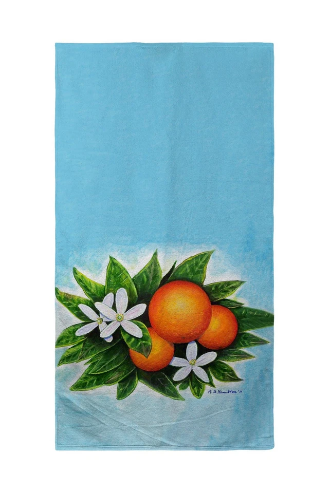 Toalla de playa Betsy Drake naranjas Foto 1 de 1