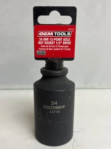 OEM Tools #24715 34mm 12-point Axle Nut Socket 1/2 in. Drive - Bild 1 von 2