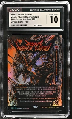 JESKA, THRICE REBORN Secret Lair Foil Shred Harder CGC 10 MTG [Nostalgium] - Image 1 of 2