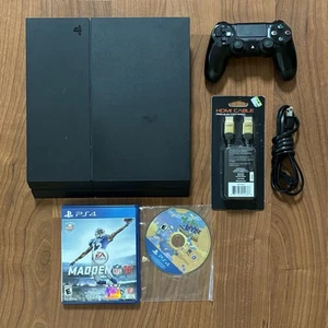 Sony PlayStation 4 500GB Gaming Console PS4 Black CUH-1215A Tested & Works! - Picture 1 of 12