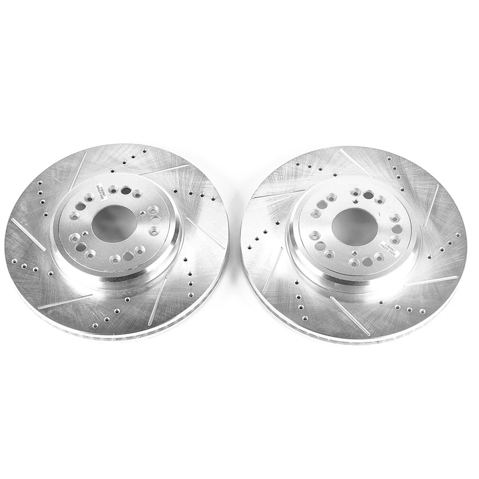 JBR789XPR Powerstop 2-Wheel Set Brake Discs Front for Lexus LS400 1995-2000 - Image 1 of 1