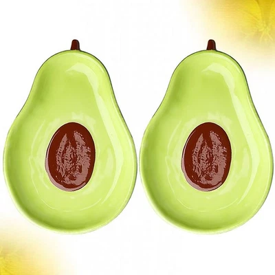  2 Pcs Food Storage Containers Appetizer Serving Tray Nut Plate Fruit - Image 1 of 4