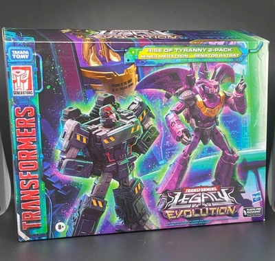 Transformers Legacy Rise of Tyranny 2 Pack Miner Megatron Senator Ratbat New - Image 1 of 2