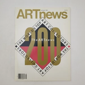 ARTnews Magazine January 1991 Passionate Possessors The Artnews Intensive Care - Picture 1 of 20