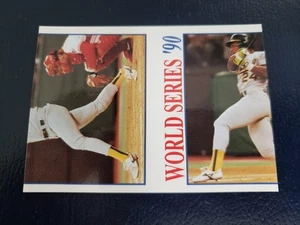 Jose Canseco Rickey Henderson 1991 Fleer League World Series MISCUT Oddball - Picture 1 of 2