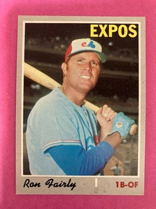 1970 Topps Ron Fairly #690 Montreal Expos - Imagen 1 de 2