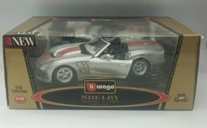 B Burago Bburago 1/18 Shelby series 1 1999 grigia BOX Gd09 - Foto 1 di 1