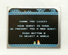 (Game Item) Mini Card, Famicom, No.326, Super Mario Bros, EX, 1985, Amada.