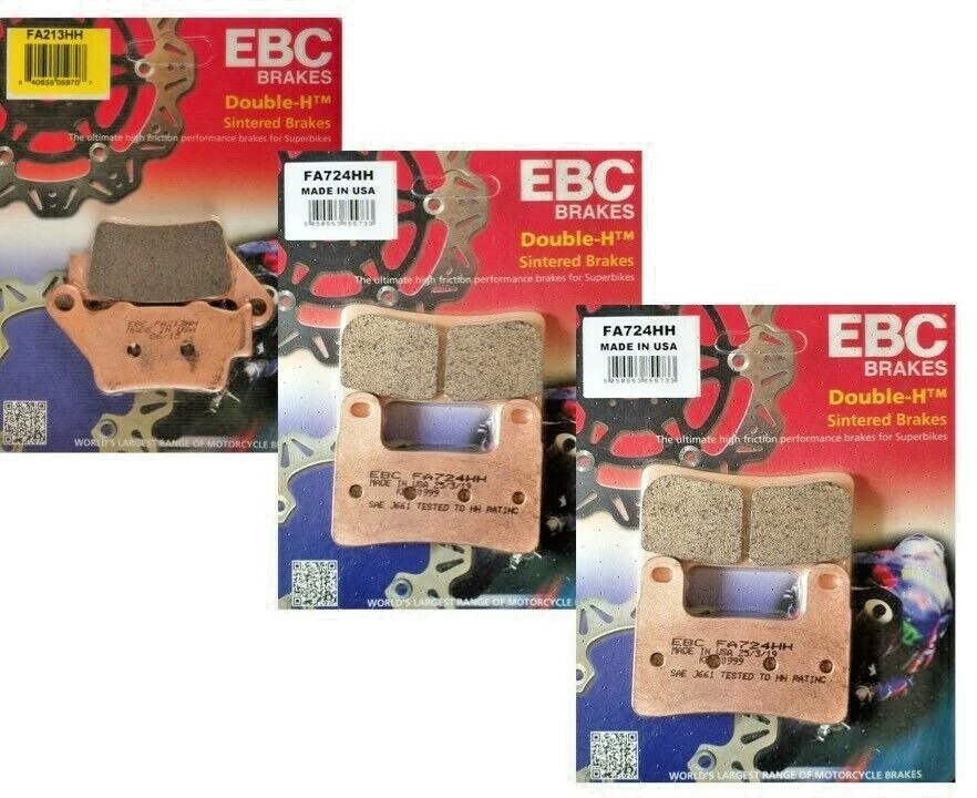 EBC HH Front+Rear Brake Pads 3 Sets BMW R1250RS R1200R/RS/GS -  FA630HH FA209/2H - Image 1 of 1