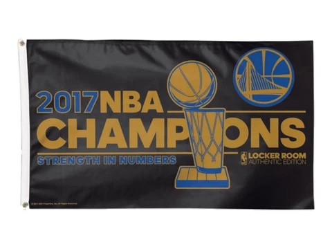Golden State Warriors 2017  Finals Champions Deluxe Indoor Outdoor Flag Cover