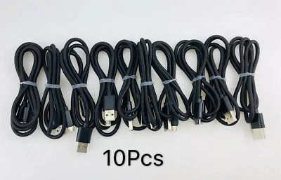 10-Pack Micro USB Charger Fast Charging Cable Cord For Samsung Android Phone  - Image 1 of 2