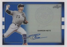 2018 Leaf Perfect Game National Showcase Metal Blue /20 Dawson Netz #BA-DN1 Auto