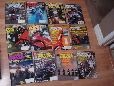 Motorcyclist Magazines  Lot of 34  1988-1999 Foto 1 de 3