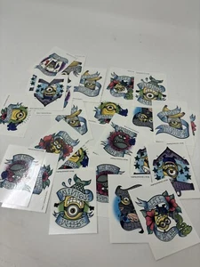 Despicable Me 3 Minions Temporary Tattoos from Vending Supply 2017 New 25 Pieces - Picture 1 of 3