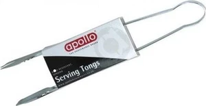 9" APOLLO METAL TONG FOOD SERVING TONGS HEAT RESISTANT (B4U) - Picture 1 of 1