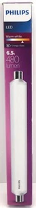 PHILIPS LED WARM WHITE 6.5W 480 LUMEN S19 CAP ARCHITECTURAL TUBULAR LIGHT NEW - Picture 1 of 10