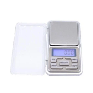 Portable Mini Electronic Digital LCD Jewelry Pocket Weighing Scale Silver Decor - Picture 1 of 1