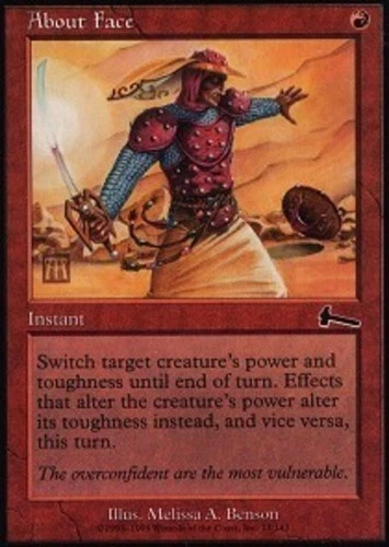 4x About Face ~ Lightly Played Urza's Legacy MTG Magic x4 4 UltimateMTG Playset - Image 1 of 1