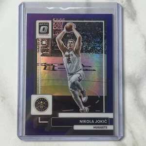 2022-23 Donruss Optic Purple Holo Prizm #48 Nikola Jokic Denver Nuggets - Picture 1 of 2