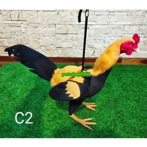 Handhandwerk Hahn Silikon Puppe Figur Übung Kämpfer Sammlerstücke Modell C2 - Bild 1 von 6